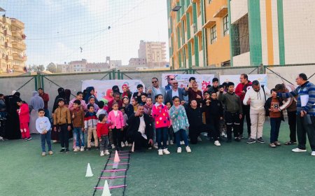 مركز الفنون والإبداع بسيدى سالم ينظم يوماً رياضياً للأطفال القادرون بإختلاف