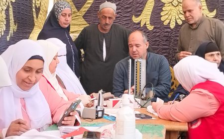 "صحتك تهمنا" مبادرة اتحاد شباب كفرالشيخ بالتعاون مع 100يوم صحة بمركز شباب قونة
