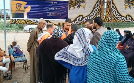 كيان شباب بحرى يطلق القافلة الطبية بقرية 8 المعمورة بالحامول .. بداية جديدة