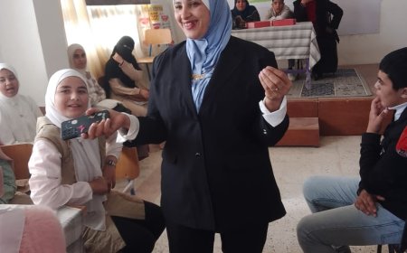 أمنك أولاً .. بمدارس برج البرلس تحت شعار معًا لمواجهة الإبتزاز الإلكتروني | صور