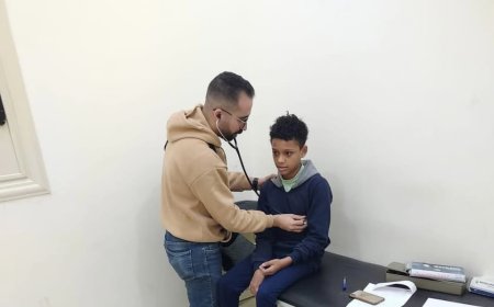 وكيل وزارة الشباب بكفر الشيخ يتابع إجراء الفحص الطبي للاعبى نادى ميت علوان بمقر وحدة الطب الرياضي