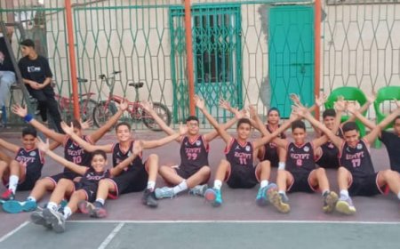 سلة المشروع القومي للموهبة والبطل الأوليمبى تفوز ببطولة منطقة كفر الشيخ تحت 13 سنة