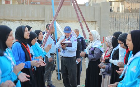 شباب كفرالشيخ تطلق المهرجان الكشفى السنوي لعشائر الجوالة والجوالات