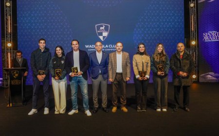 أندية وادى دجلة تنظم أكبر حفل لتكريم الأبطال الرياضيين والمدربين تقديرًا لإنجازاتهم