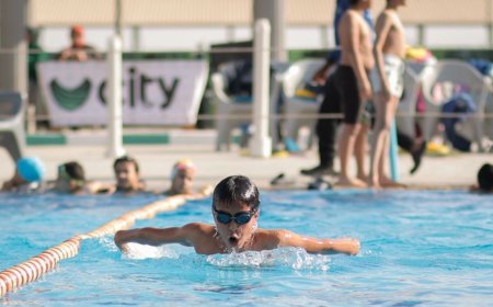 سيتي كلوب تواصل خطة توسيع القاعدة وتدفع بـ 1200 ناشئاً من جميع الفروع في اختبارات السباحة