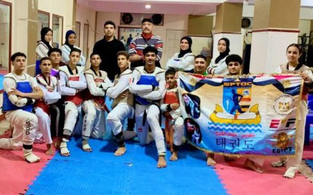 المشروع القومى للموهبة بكفر الشيخ يستقبل زيارة الإتحاد المصري للتايكوندو