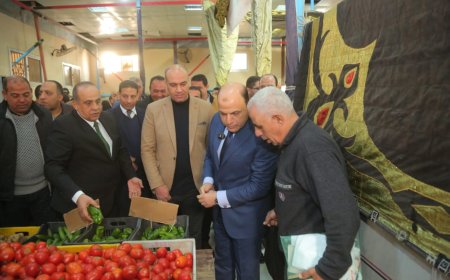 محافظ كفرالشيخ يستمع لطلبات أهالي سيدي سالم خلال تفقده لسوق "اليوم الواحد"