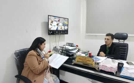 نائب المدير التنفيذي لجمعية الوسيم يستقبل مدير المؤسسه العربيه لتنميه كوادر الشباب العربي