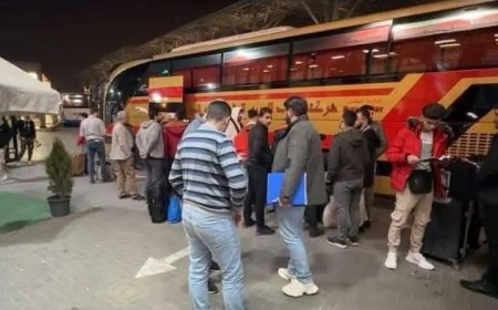 مغادرة اول فوج من السوريين للأراضي المصرية عبر ميناء نويبع البحري