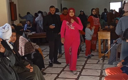 كيان شباب بحرى يطلق القافلة الطبية بقرية الترزى بالحامول .. بداية جديدة