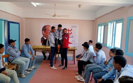 تدريبات الإسعافات الأولية للفرق الكشفية بشباب الرياض