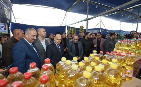 محافظ كفرالشيخ يفتتح سوق اليوم الواحد للسلع الغذائية بمطوبس 