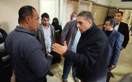  وكيل وزارة الصحة بكفر الشيخ يتفقد مستشفي فوة ويشدد بسرعة إنجاز تطوير الاستقبال 