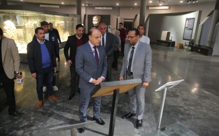 محافظ كفرالشيخ يتفقد متحف الآثار .. أيقونة التاريخ المصرى على أرض المحافظة