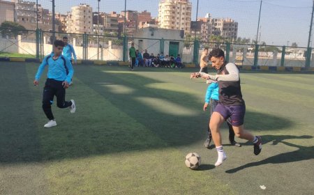 مباريات دورى خماسي كرة القدم إحتفالاً بعيد الشرطة المصرية ضمن التصفيات التمهيدية بكفر الشيخ