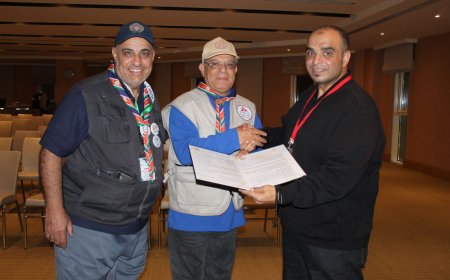 كبير العائلة الكشفية العربية..يوجه بتنفيذ بروتوكول تعاون مابين الاتحاد العربي لرواد الكشافة