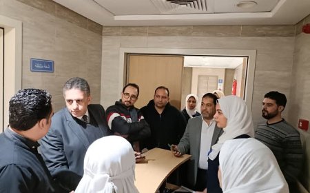 وكيل صحة كفرالشيخ في مستشفي سيدي غازي : خدمة المرضي هدفنا 