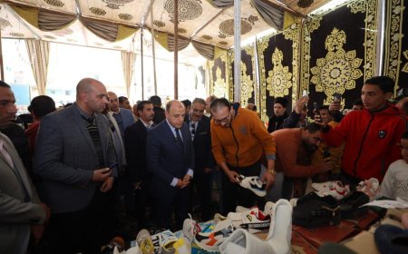 محافظ كفرالشيخ يتفقد معرض «أهلاً رمضان» بالرياض لمتابعة توفير السلع بتخفيضات تصل لـ35%