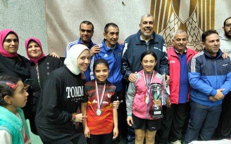 بطلة تنس طاولة المشروع القومي للموهبة تحصد فضية بطولة الجمهورية