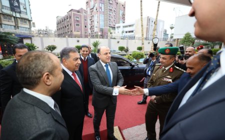 محافظ كفرالشيخ يصل ديوان عام الدقهلية للمشاركة في احتفالات العيد القومي للمحافظة