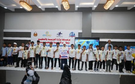 دون ياقلم مدارس سماء عدن تحتضن الإبداع  والمبدعين في مدينة النور والسلام