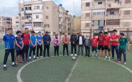 منافسات الدور التمهيدي لدورى الأندية الصغيرة والأحياء الشعبية بسيدى سالم |صور