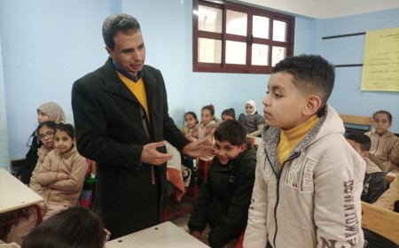 وكيل تعليم كفر الشيخ يتفقد المدارس للتأكد من انتظام الدراسة بالفصل الدراسي الثاني 