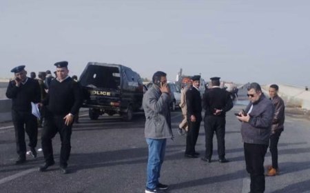 إصابة 11 عامل في حادث انقلاب سيارة ربع نقل بـ«صحراوى المنيا»