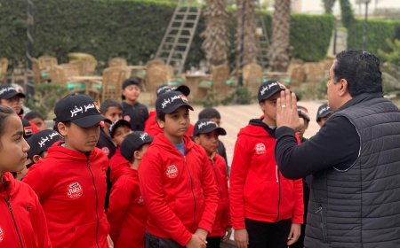 التنمية الشبابية بالجزيرة يختتم أنشطة أجازة نصف السنة بمعسكر اعداد القادة