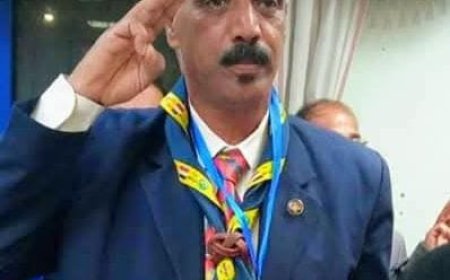 رئيس الجمعية المصرية لرواد الكشافة والمرشدات بسوھاج سعيد بتكريمى