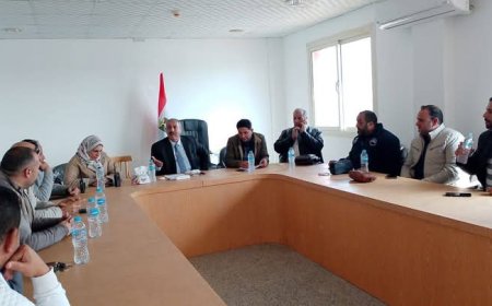 مناقشة طلبات مستثمري المنطقة الصناعية بمطوبس كفرالشيخ