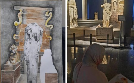 طالبة التربية النوعية تبرز موهبتها الفنية وتشارك في مهرجان حور للفنون لكليات جامعة دمنهور