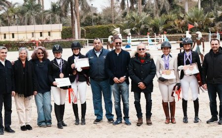 الاتحاد المصري للفروسية يكرم الفارسات المتوجات في البطولة الأفريقية للترويض وبطولة التحدي الدولية