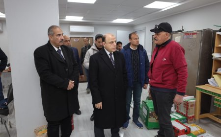 محافظ كفرالشيخ يتفقد مركز بريد إبيانة بمطوبس ضمن مشروعات المبادرة الرئاسية «حياة كريمة»