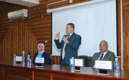 جامعة كفر الشيخ تعقد ندوة بعنوان " الادمان وتهديدات الذكاء الاصطناعي بين الواقع والمأمول"