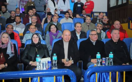 افتتاح الدورة الرمضانية الرياضية بجامعة المنصورة