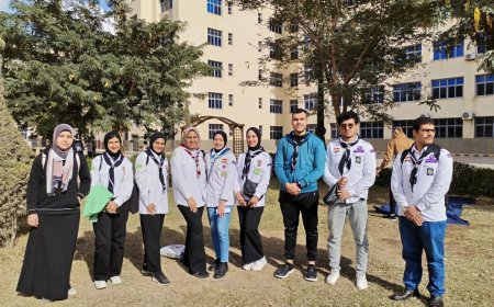 جامعة كفر الشيخ تنظم دورة تنمية وصقل المهارات الكشفيه والإرشادية لجوالي وجوالات الجامعة