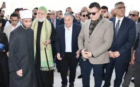 افتتاح مسجد آل منصور في أكتوبر الجديدة 