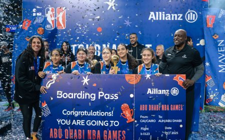 بطل الدوري الأمريكي يحضر نهائيات دوري Jr. NBA في مصر وتتويج أبطال النسخة الثانية