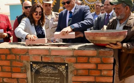 وزيرة التنمية المحلية: وضع حجر أساس حضانة الخانكة المتطورة
