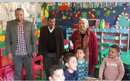 وكيلة إدارة قلين التعليمية تتابع المدارس