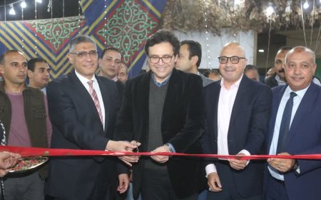 افتتاح معرض فيصل الرمضاني للكتاب في الجيزة 