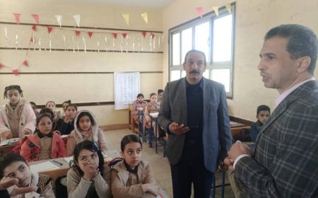وكيل تعليم كفر الشيخ يتفقد المدارس  سير العمل