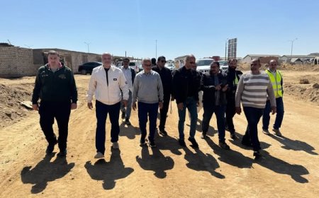 "الشربيني" يُشدد على تسريع وتيرة أعمال الطرق والمرافق بمشروع "بيت الوطن"