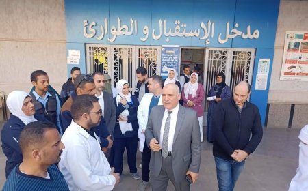 وكيل وزارة الصحة يتفقد مستشفى القناطر الخيرية لمتابعة الخدمات الطبية وزارة الصحة