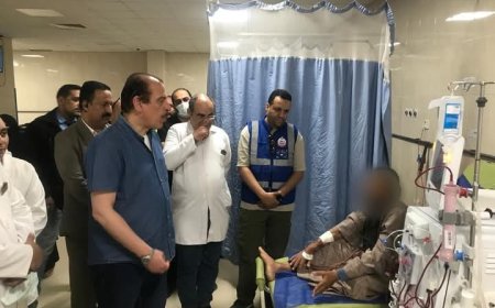 نائب وزير الصحة يجري زيارة ميدانية لمستشفيات أسيوط