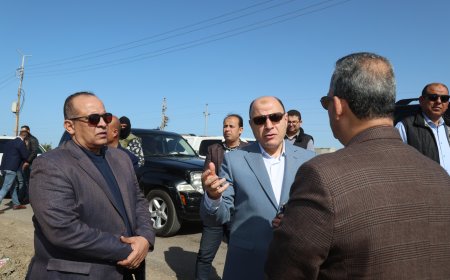 محافظ كفرالشيخ يتفقد أعمال التكريك ببحيرة البرلس