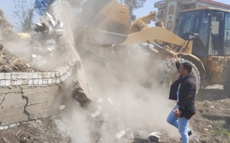 محافظ كفرالشيخ يتابع الموجة الـ 25 لإزالة التعديات على أملاك الدولة والأراضي الزراعية