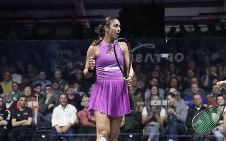 نجمة وادى دجلة هانيا الحمامي تتأهل إلى نصف نهائي بطولة أوبتاسيا للإسكواش