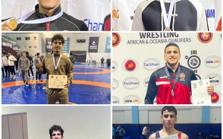 إنضمام 6 من لاعبى المشروع القومى بكفر الشيخ لصفوف منتخب مصر للمصارعة